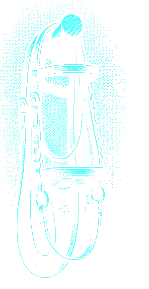A dithered leather horse harness with buckles and reins hangs empty from a wooden peg. There is no horse.